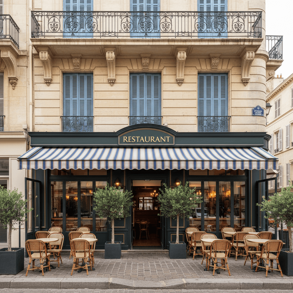 Restaurant 320m² à Marseille : terrasse - licence IV