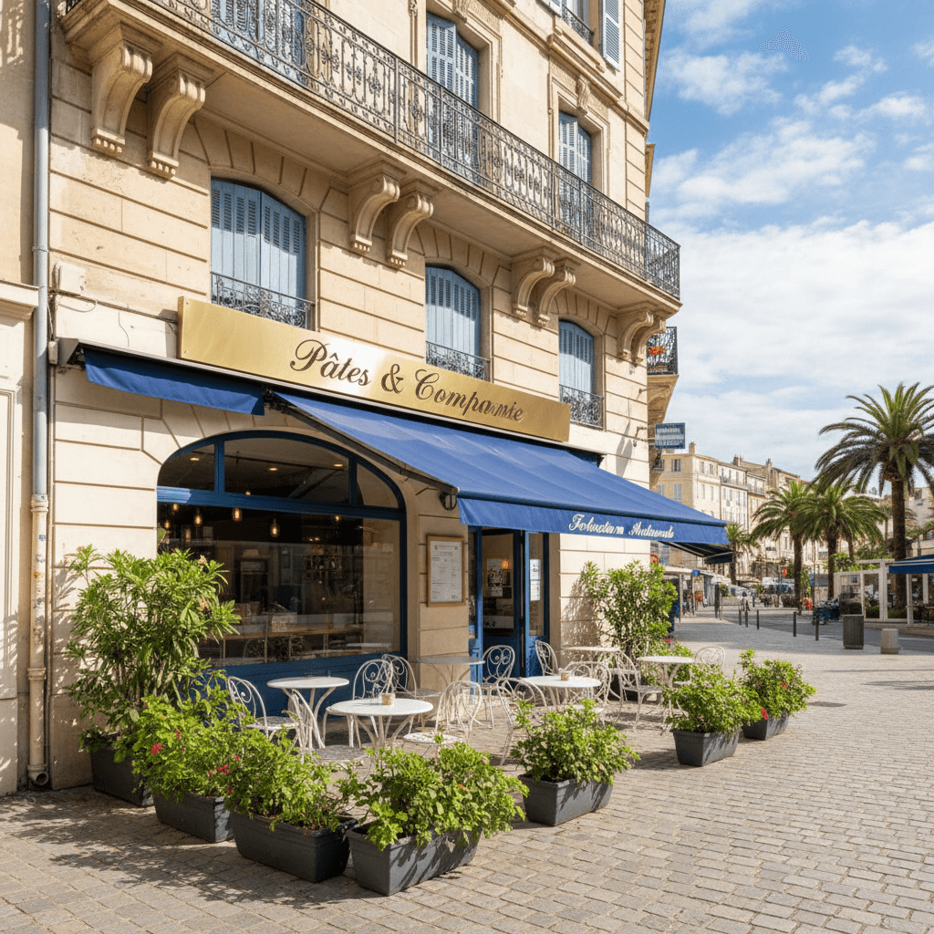 Fast-food 98m² à Toulon : terrasse - licence IV
