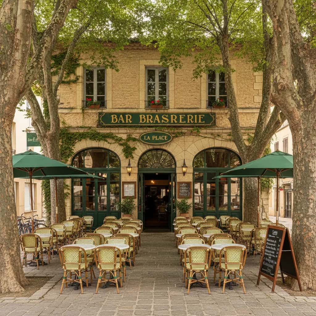 Bar-brasserie à Montpellier : terrasse
