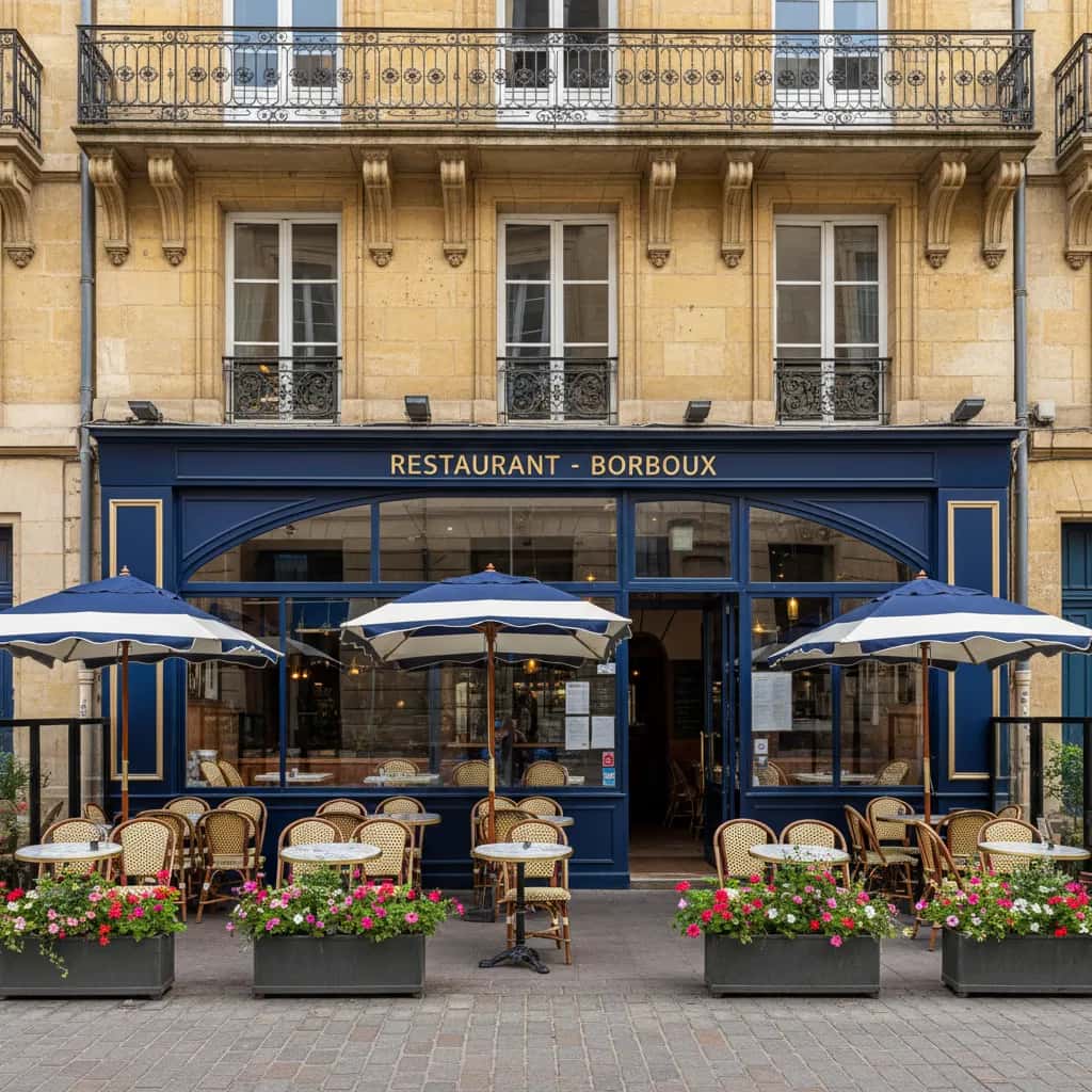 Restaurant 120m² à Bordeaux : terrasse - licence IV