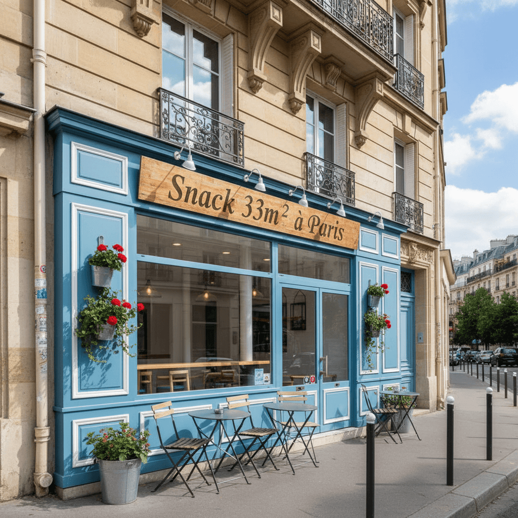 Snack 33m² à Paris