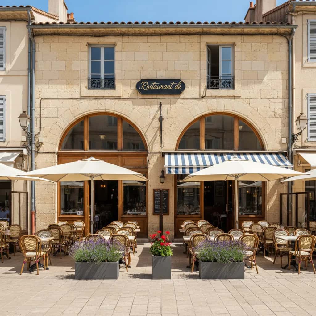 Restaurant 100m² à Montpellier : terrasse - licence IV