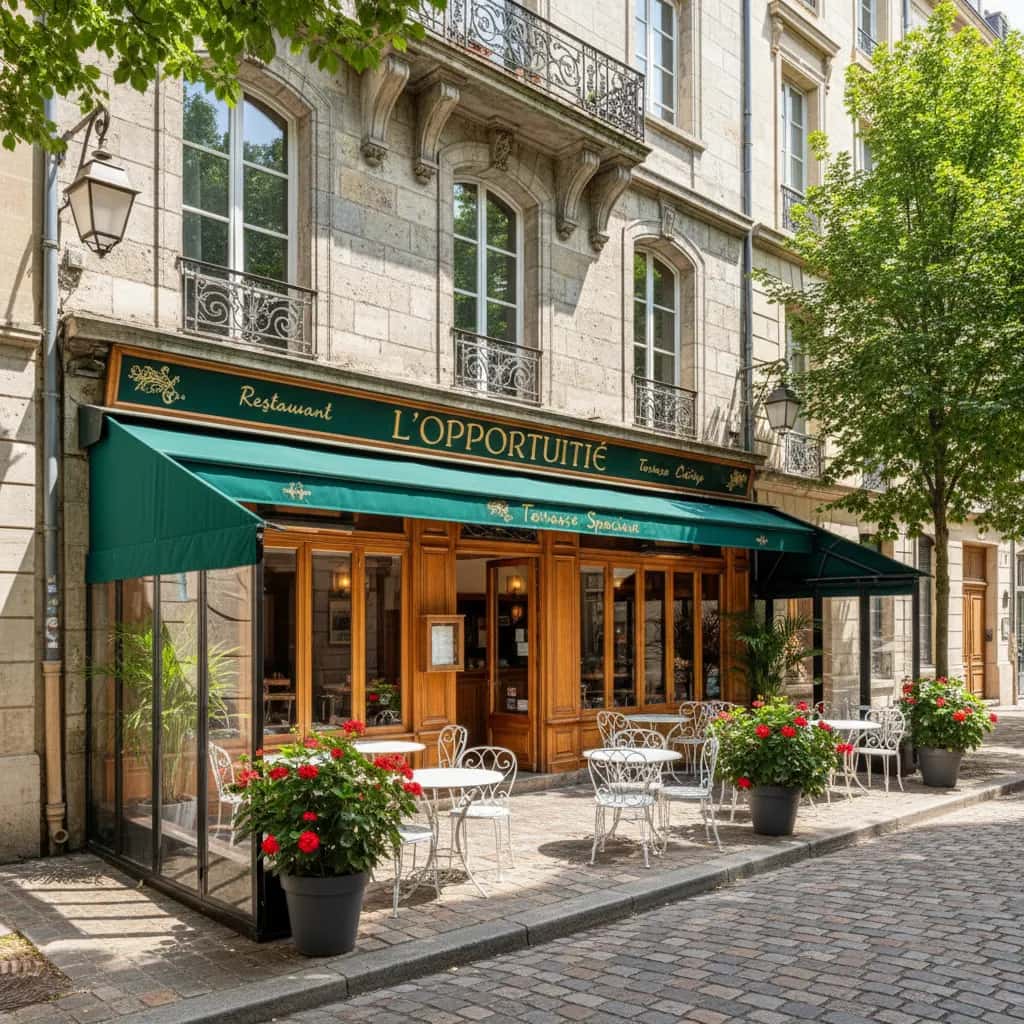 Restaurant à Dijon : terrasse - licence IV