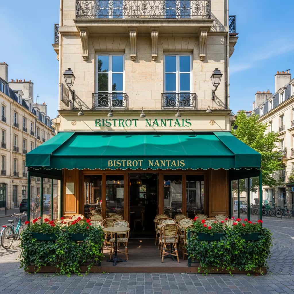 Restaurant 45m² à Nantes : terrasse - licence IV