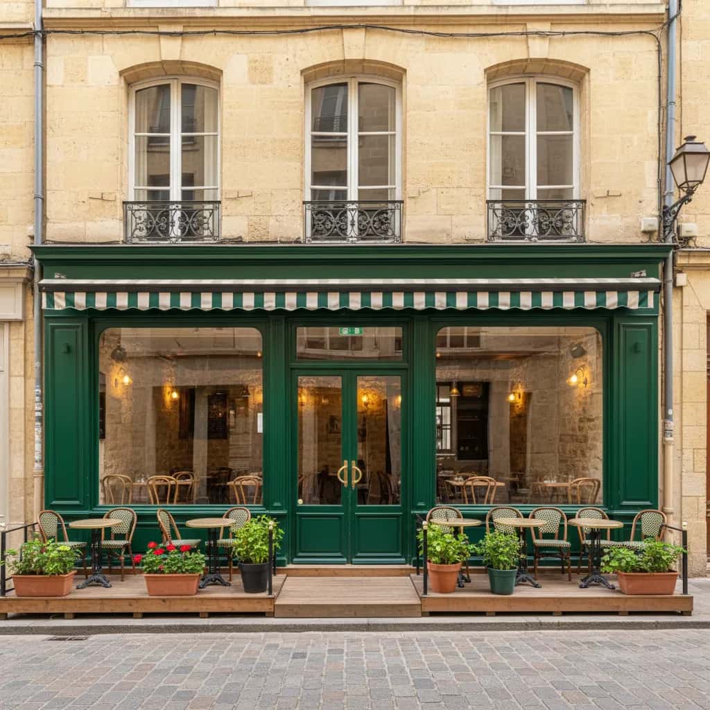 Restaurant à Bordeaux : terrasse - licence IV