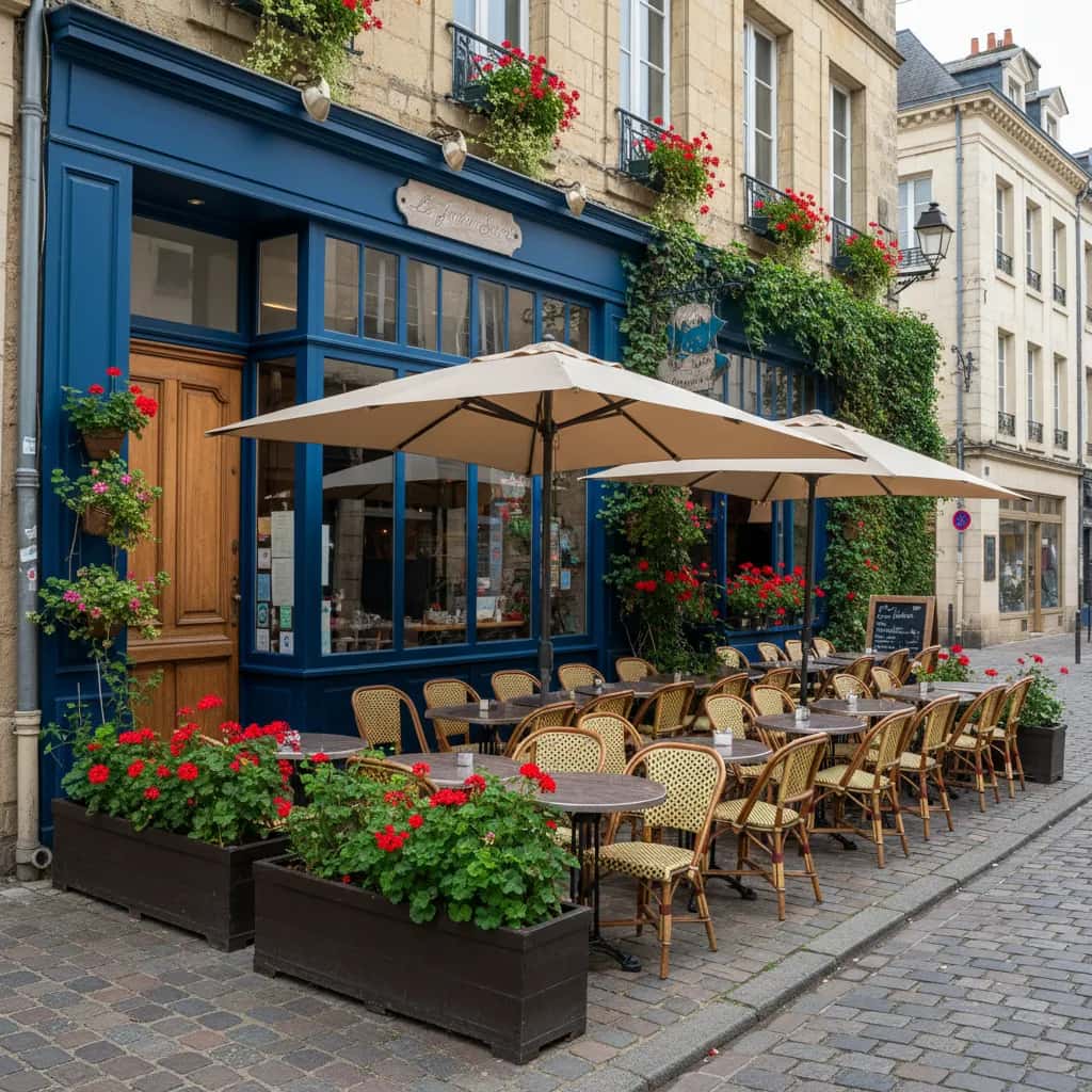 Restaurant 74m² à Nantes : terrasse - licence IV