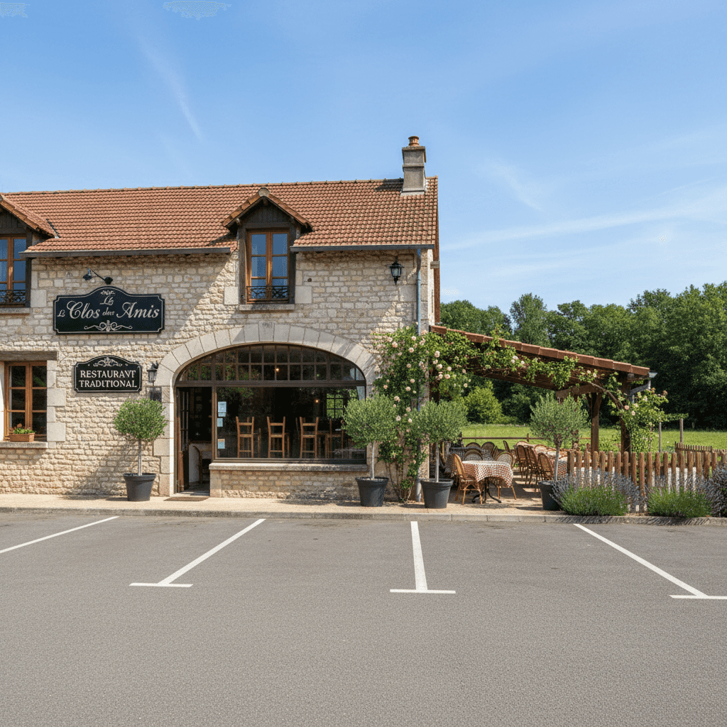 Restaurant 300m² à Toulonjac : terrasse - licence IV