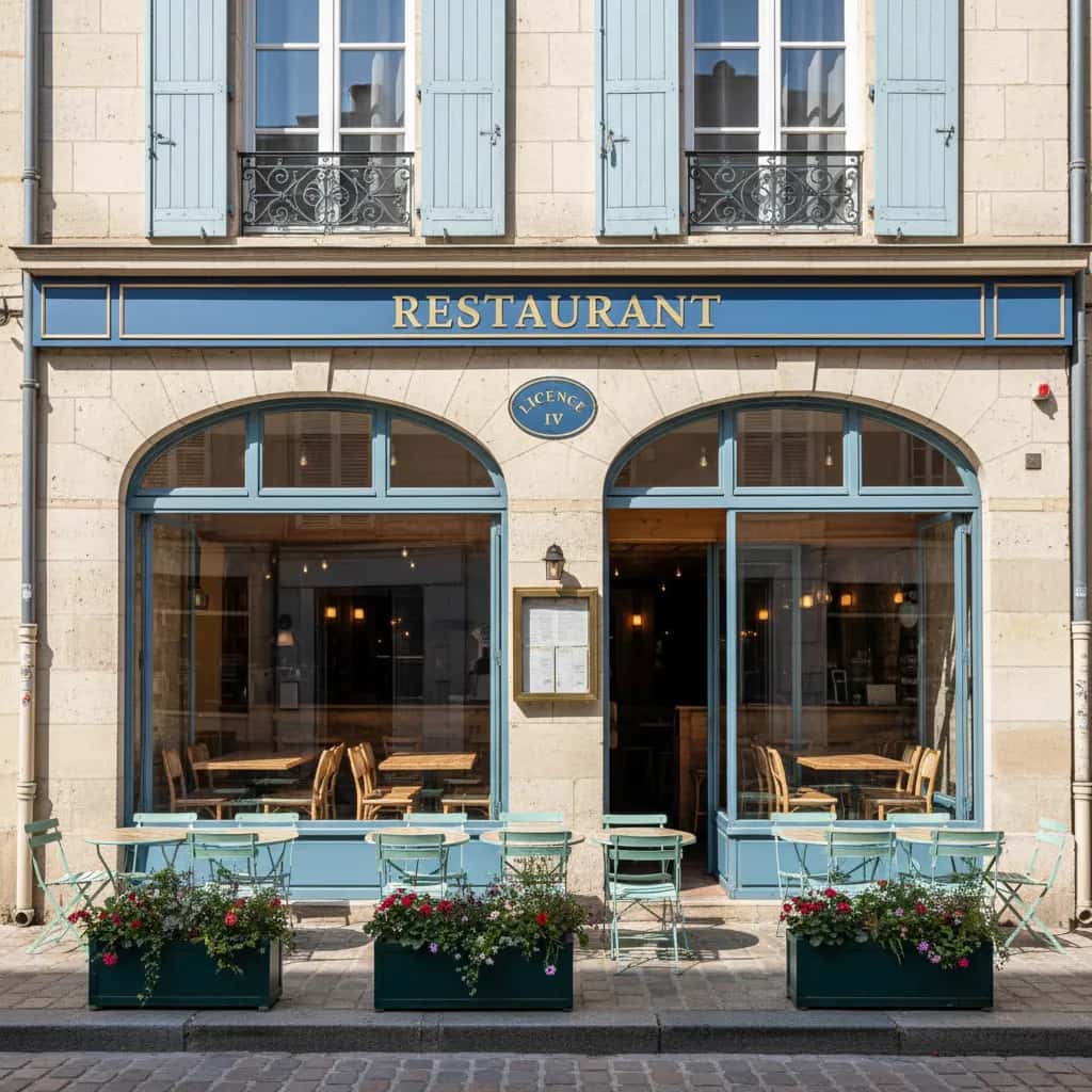 Restaurant 160m² à Nantes : terrasse - licence IV