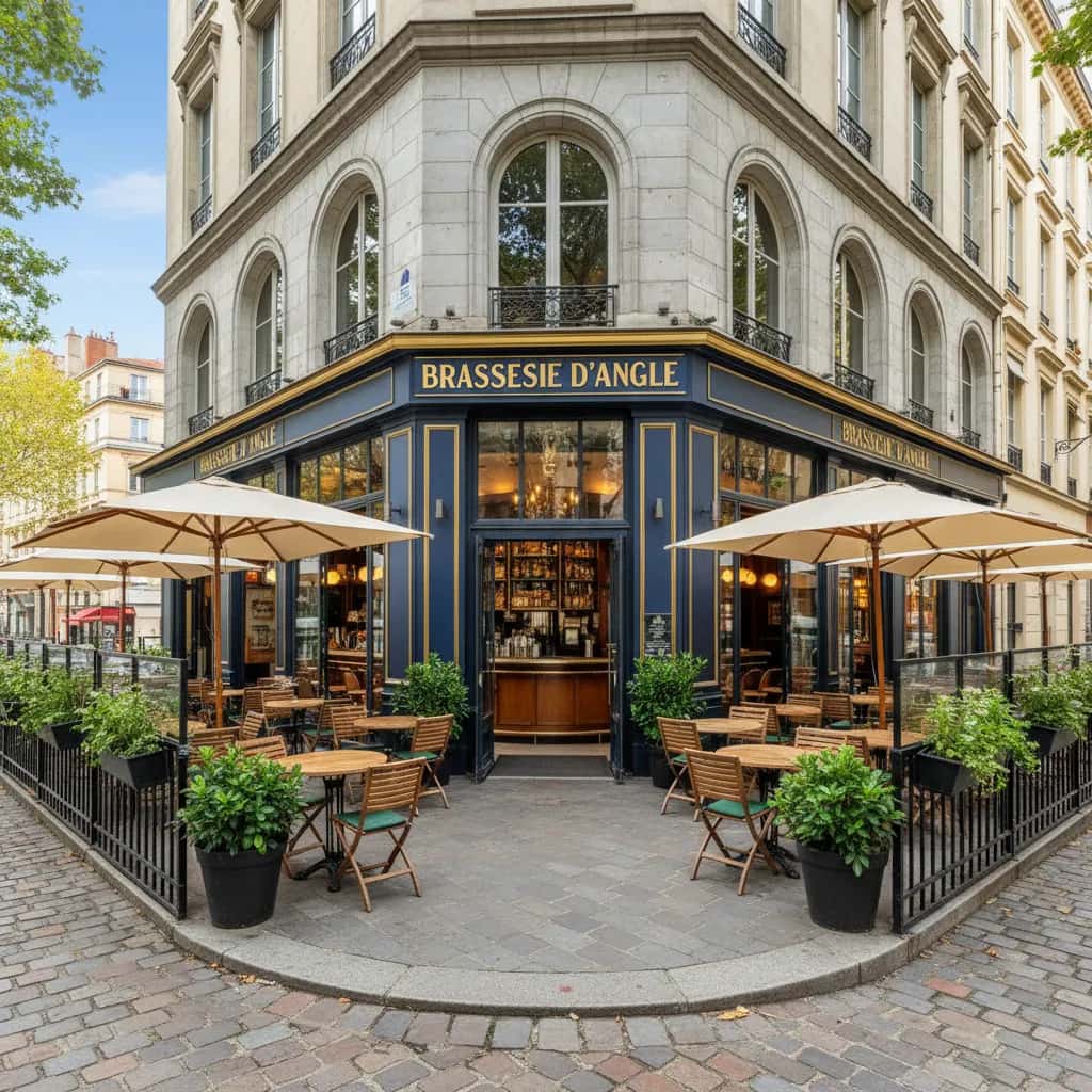 Bar-brasserie 170m² à Lyon : terrasse - licence IV