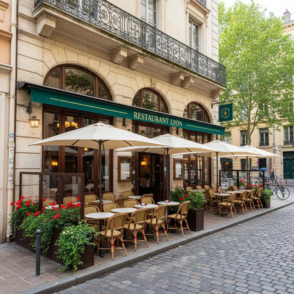 Restaurant 150m² à Lyon : terrasse - licence IV