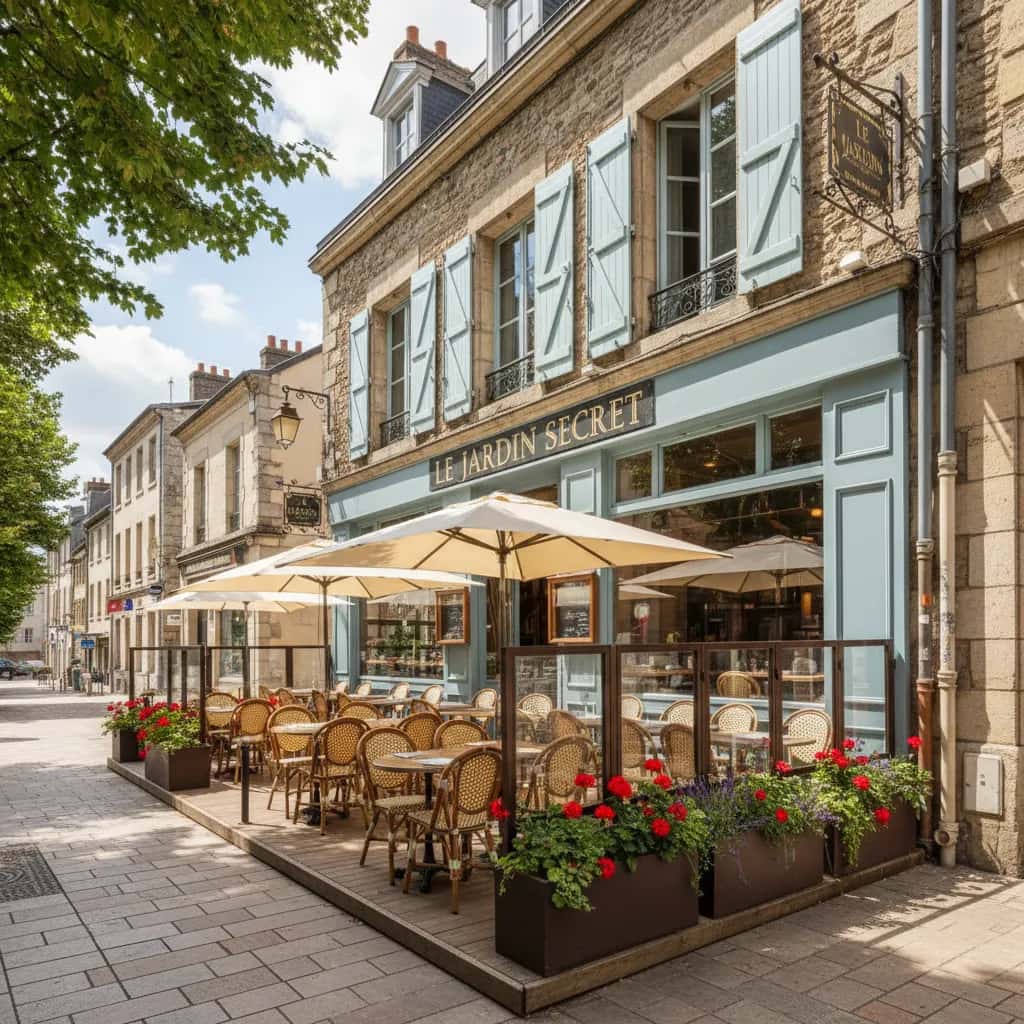 Restaurant à Nantes : terrasse - extraction
