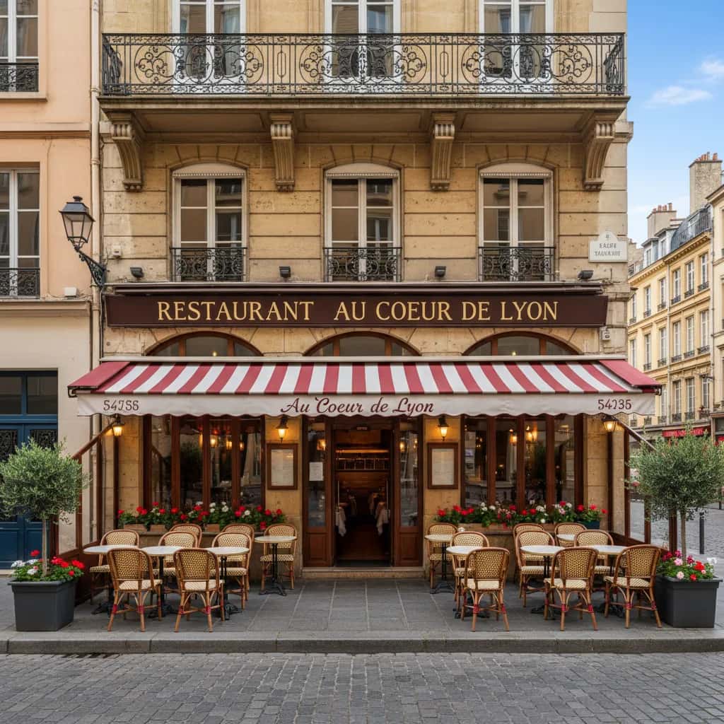 Restaurant 113m² à Lyon : terrasse - licence IV