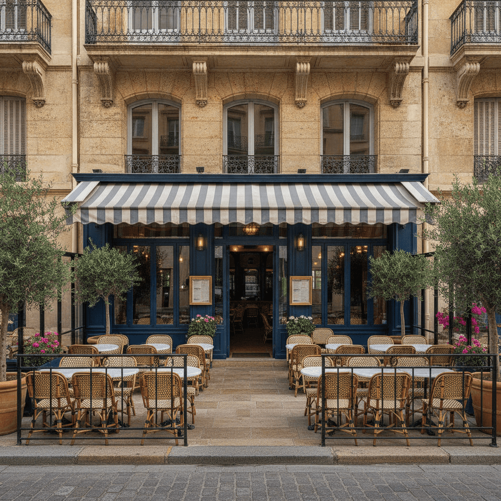 Restaurant 80m² à Marseille : terrasse - licence IV