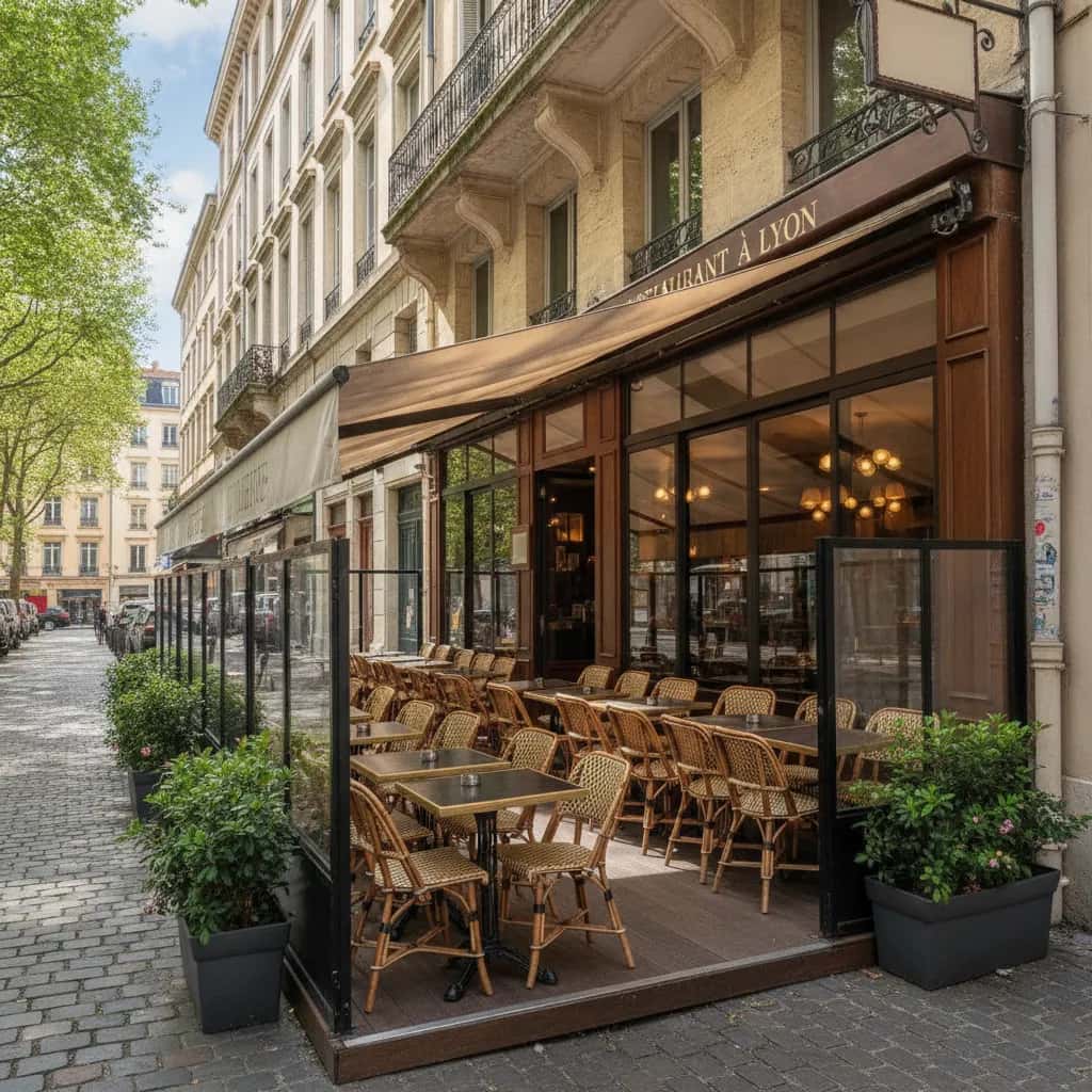 Restaurant 100m² à Lyon : terrasse - licence IV