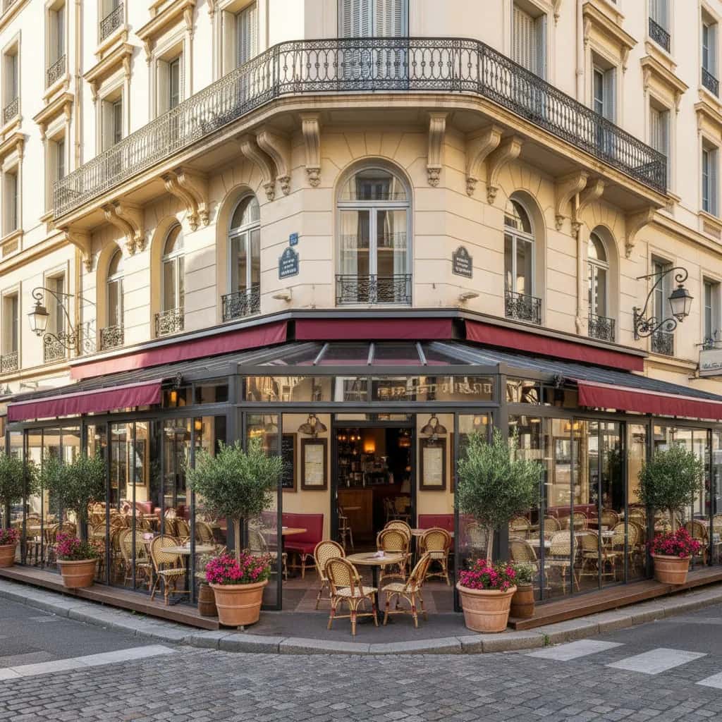 Bar-brasserie 290m² à Nice : terrasse - licence IV