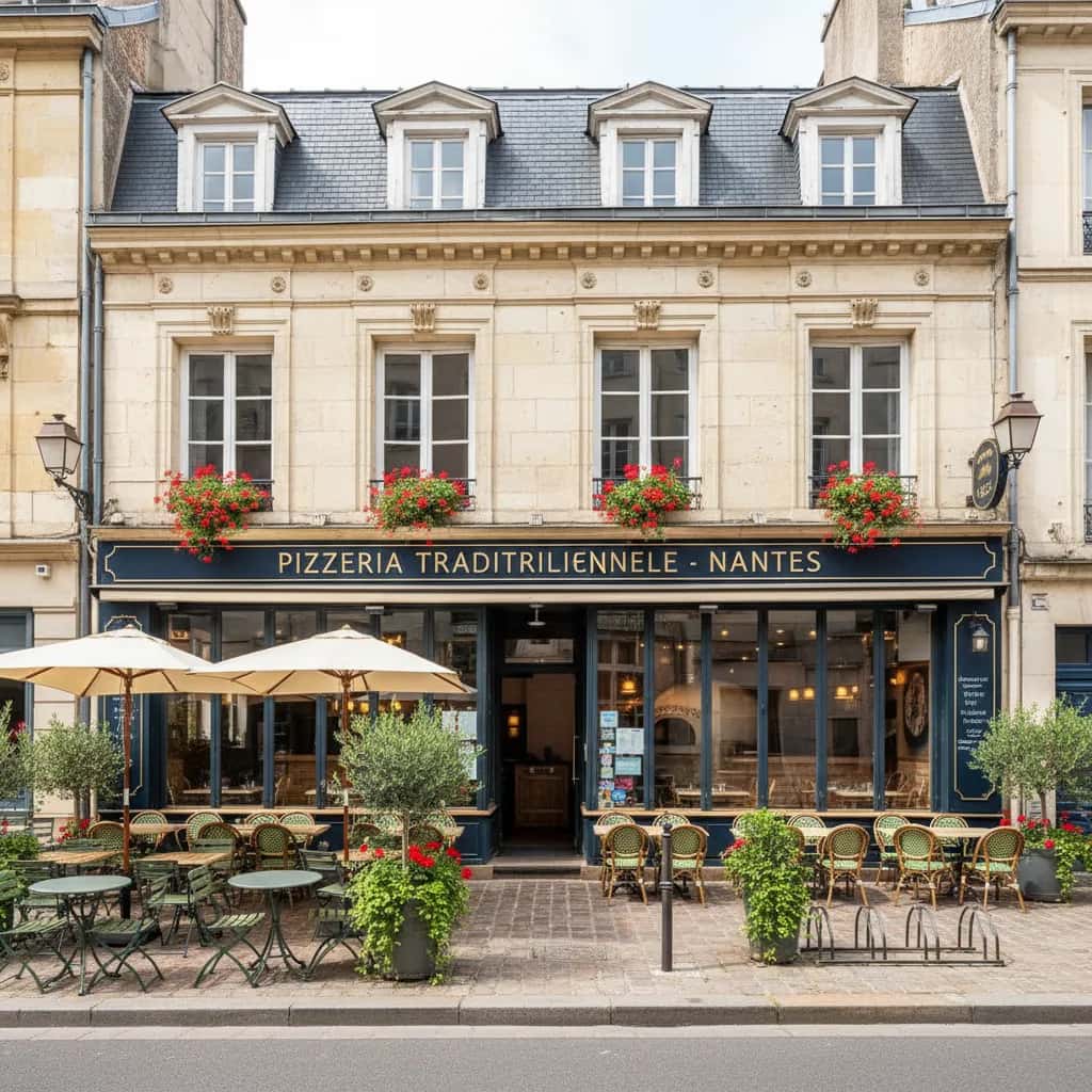 Restaurant 65m² à Nantes : terrasse - extraction