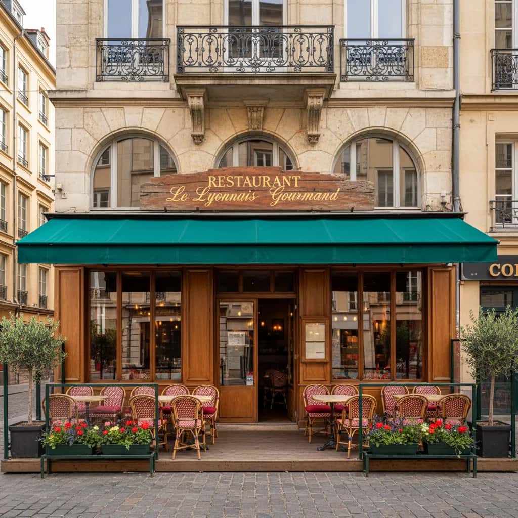 Restaurant 120m² à Lyon : terrasse - licence IV