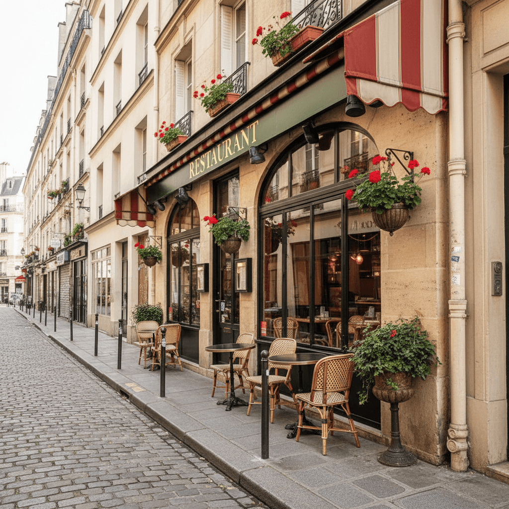 Restaurant 64m² à Paris : extraction