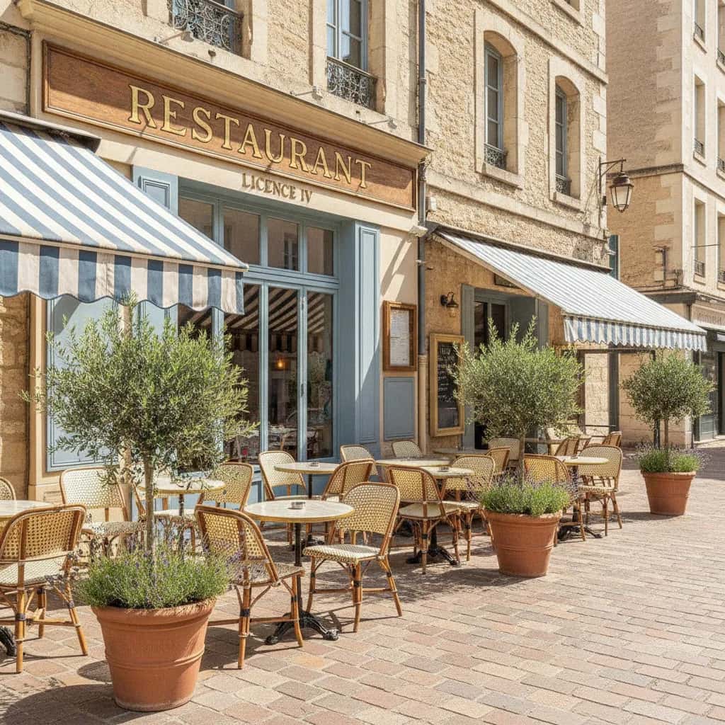 Restaurant à Montpellier : terrasse - licence IV