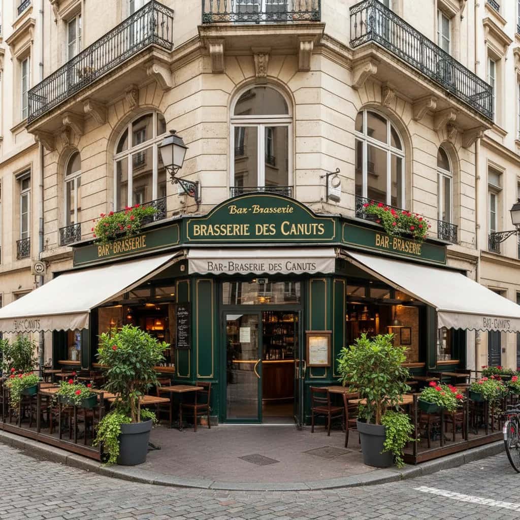 Bar-brasserie 125m² à Lyon : terrasse - licence IV