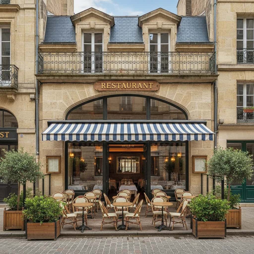 Restaurant 160m² à Bordeaux : terrasse - licence IV