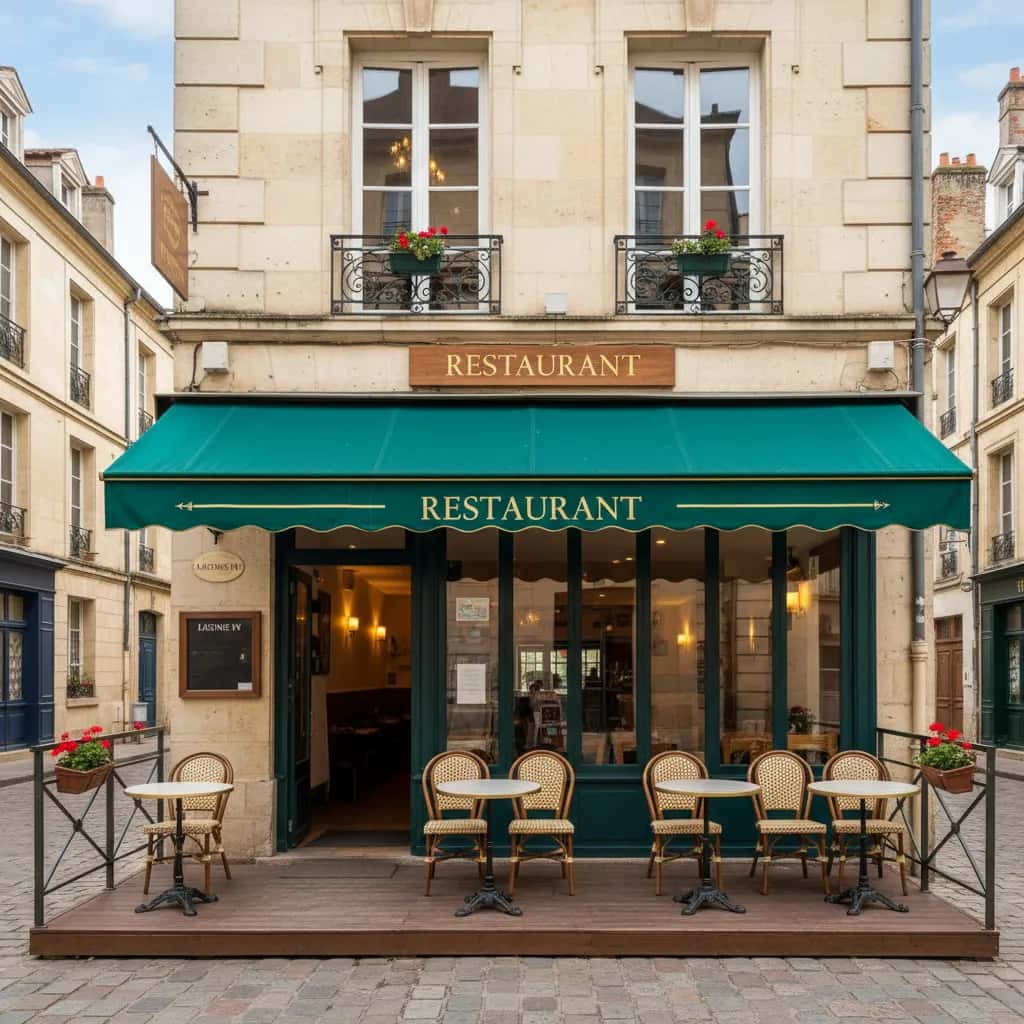 Restaurant 103m² à Dijon : terrasse - licence IV