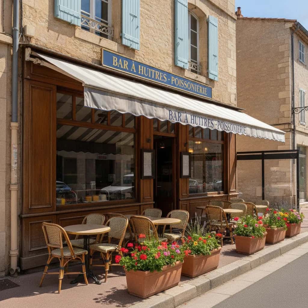 Bar-brasserie 150m² à Montpellier : terrasse - licence IV