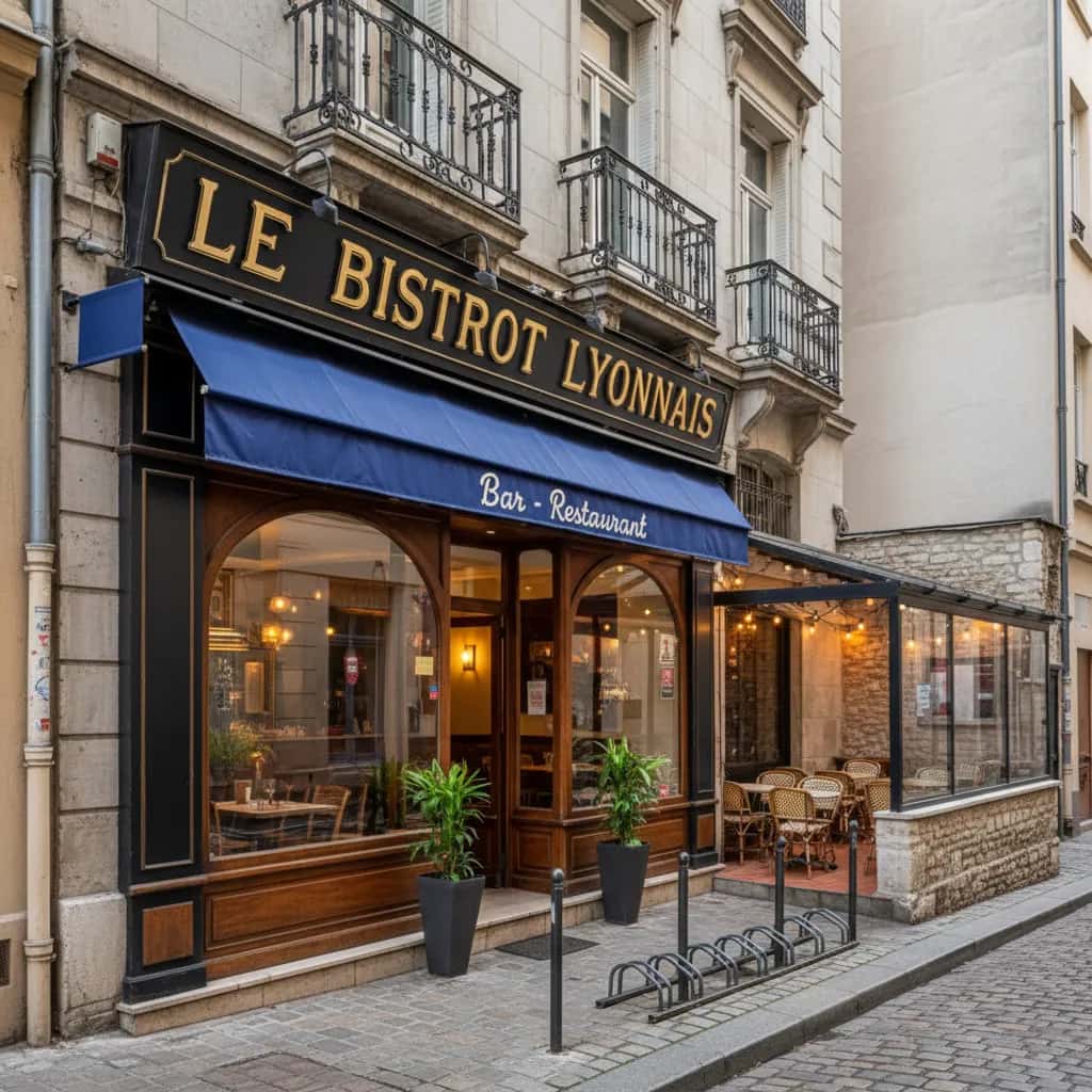 Restaurant 50m² à Lyon : terrasse - extraction