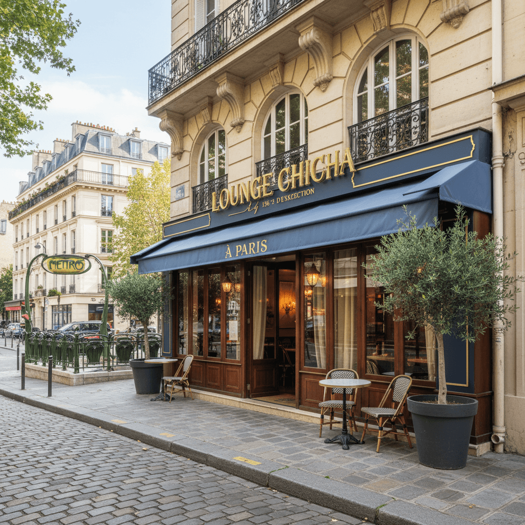 Lounge Chicha à Paris - 136 m² d'exception