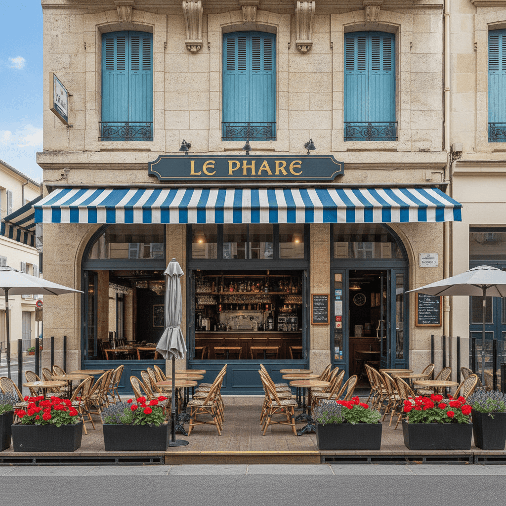 Bar-brasserie 110m² à Marseille : terrasse - licence IV