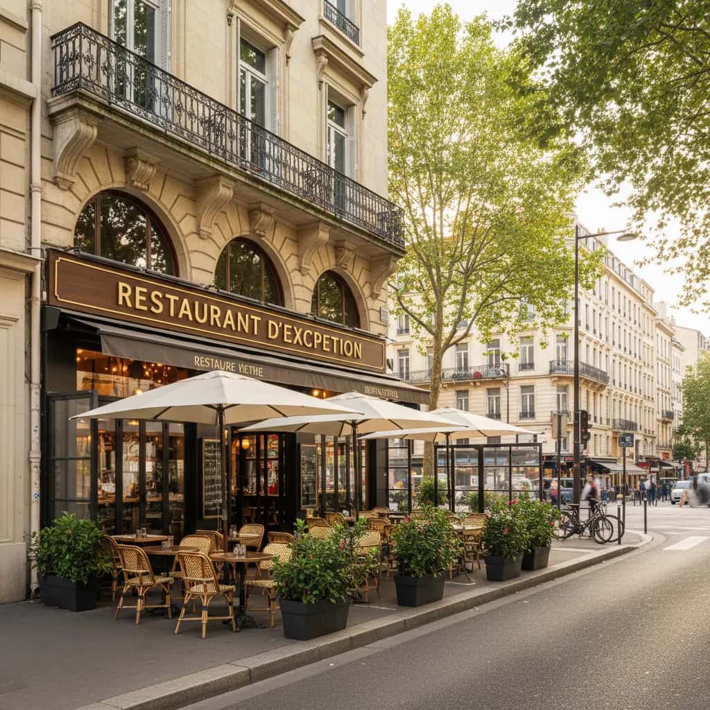 Restaurant 150m² à Lyon : terrasse - licence IV