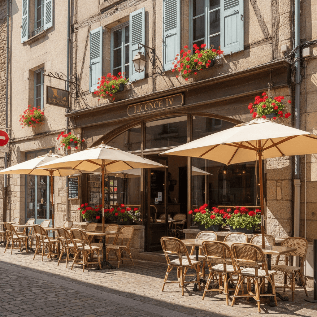 Restaurant à Rennes : terrasse - licence IV