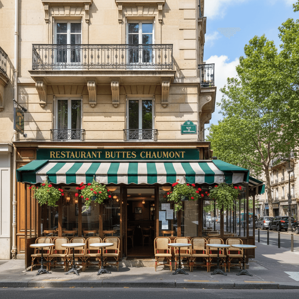 Restaurant clé en main à Paris proche Buttes Chaumont