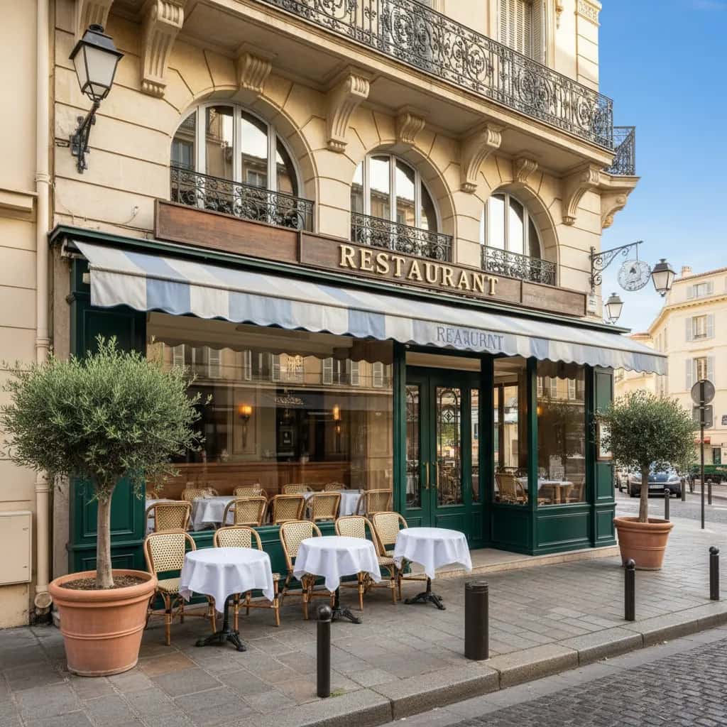 Restaurant 70m² à Nice : extraction - cuisine équipée