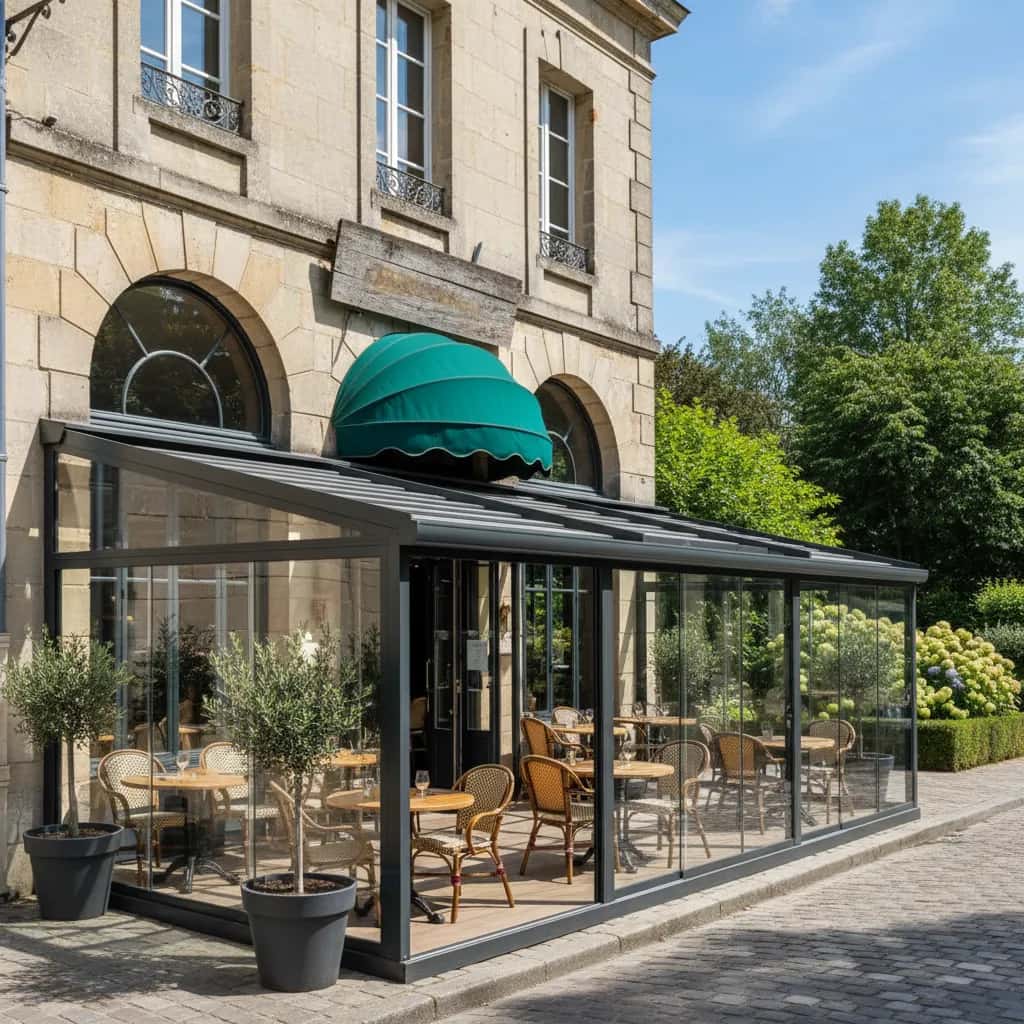 Restaurant à Nantes : terrasse - climatisation