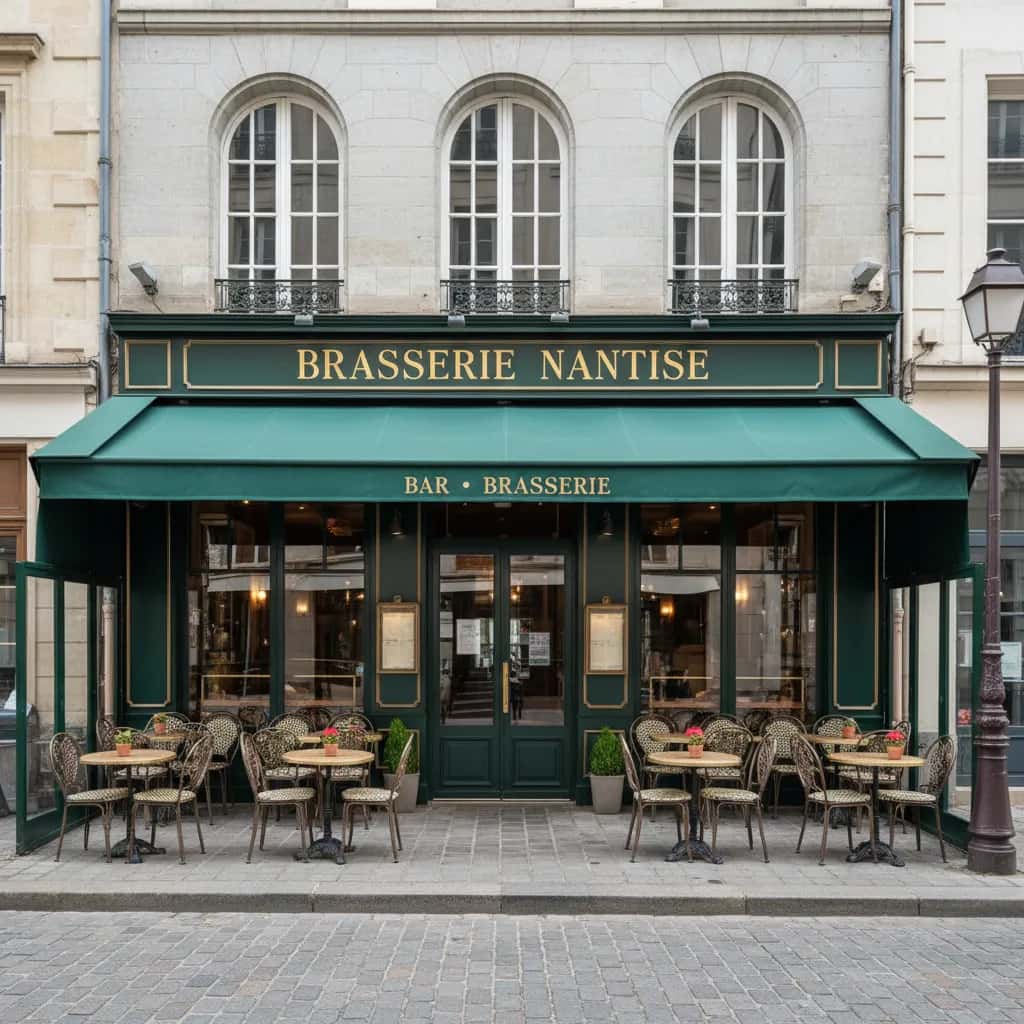 Bar-brasserie 220m² à Nantes : terrasse - licence IV