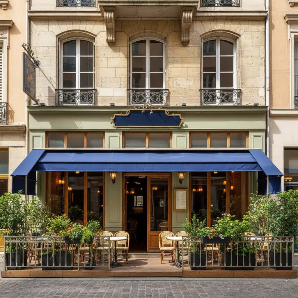 Restaurant 120m² à Lyon : terrasse - licence IV
