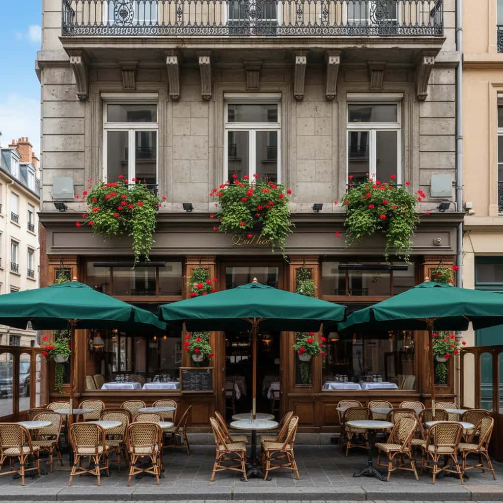 Restaurant 107m² à Lyon : terrasse - licence IV