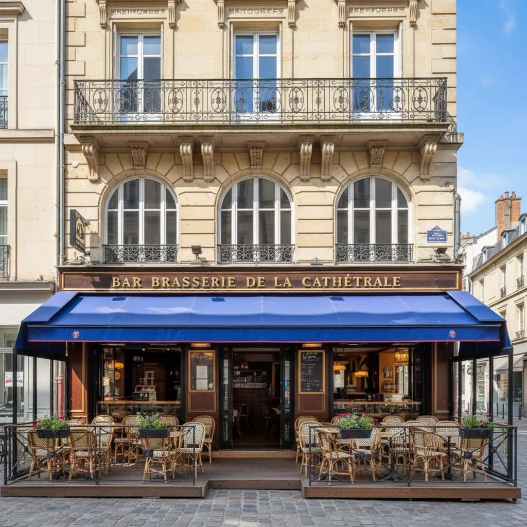 Bar-brasserie 60m² à Nantes : terrasse - licence IV
