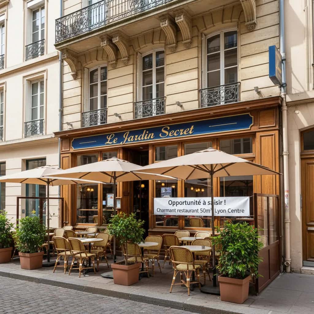 Restaurant 50m² à Lyon : terrasse - extraction