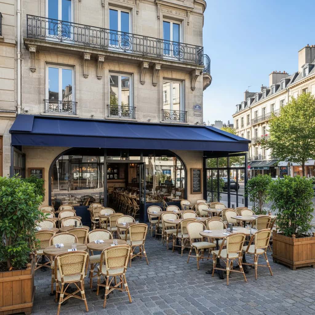 Restaurant 40m² à Nantes : terrasse