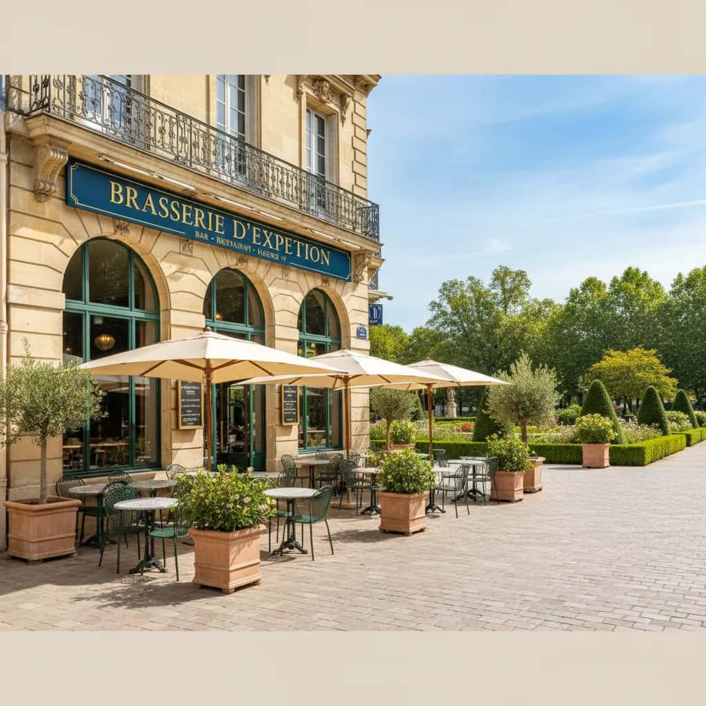 Bar-brasserie à Bordeaux : terrasse - licence IV