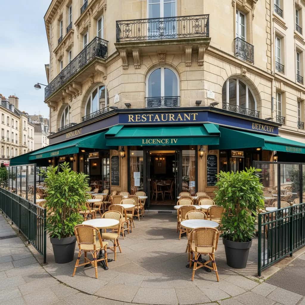 Restaurant à Angers : terrasse - licence IV
