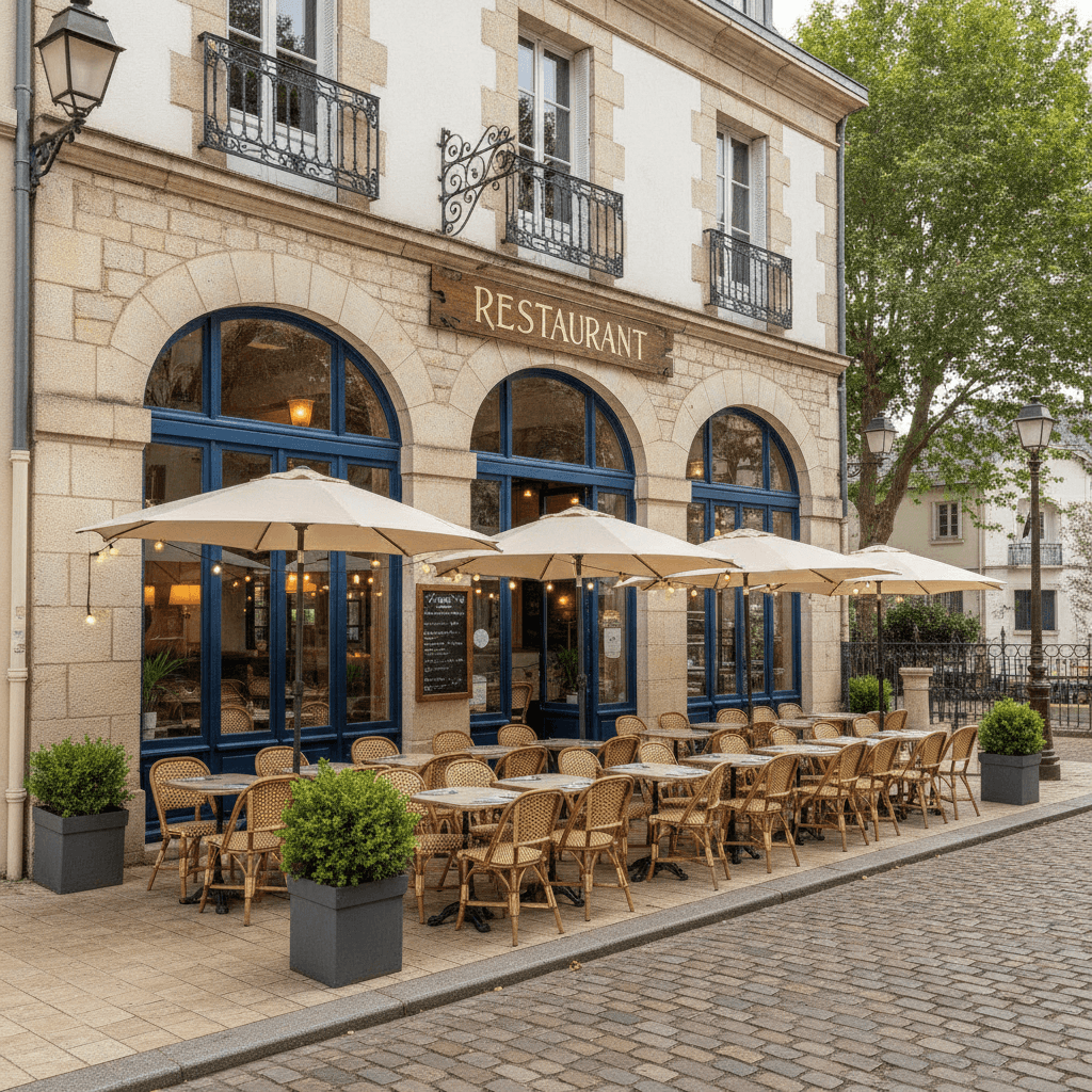 Restaurant 120m² à Royan : terrasse