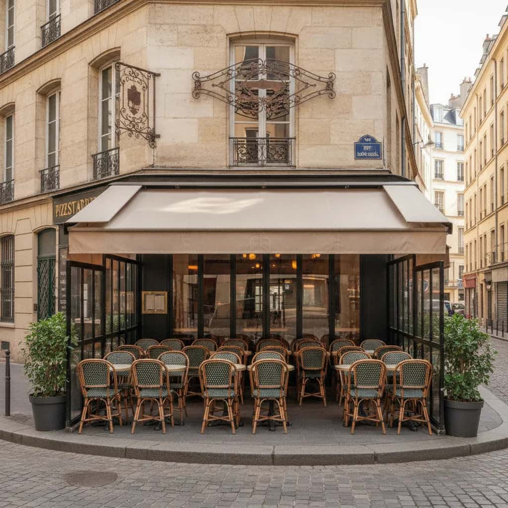 Restaurant 42m² à Lyon : terrasse - licence IV