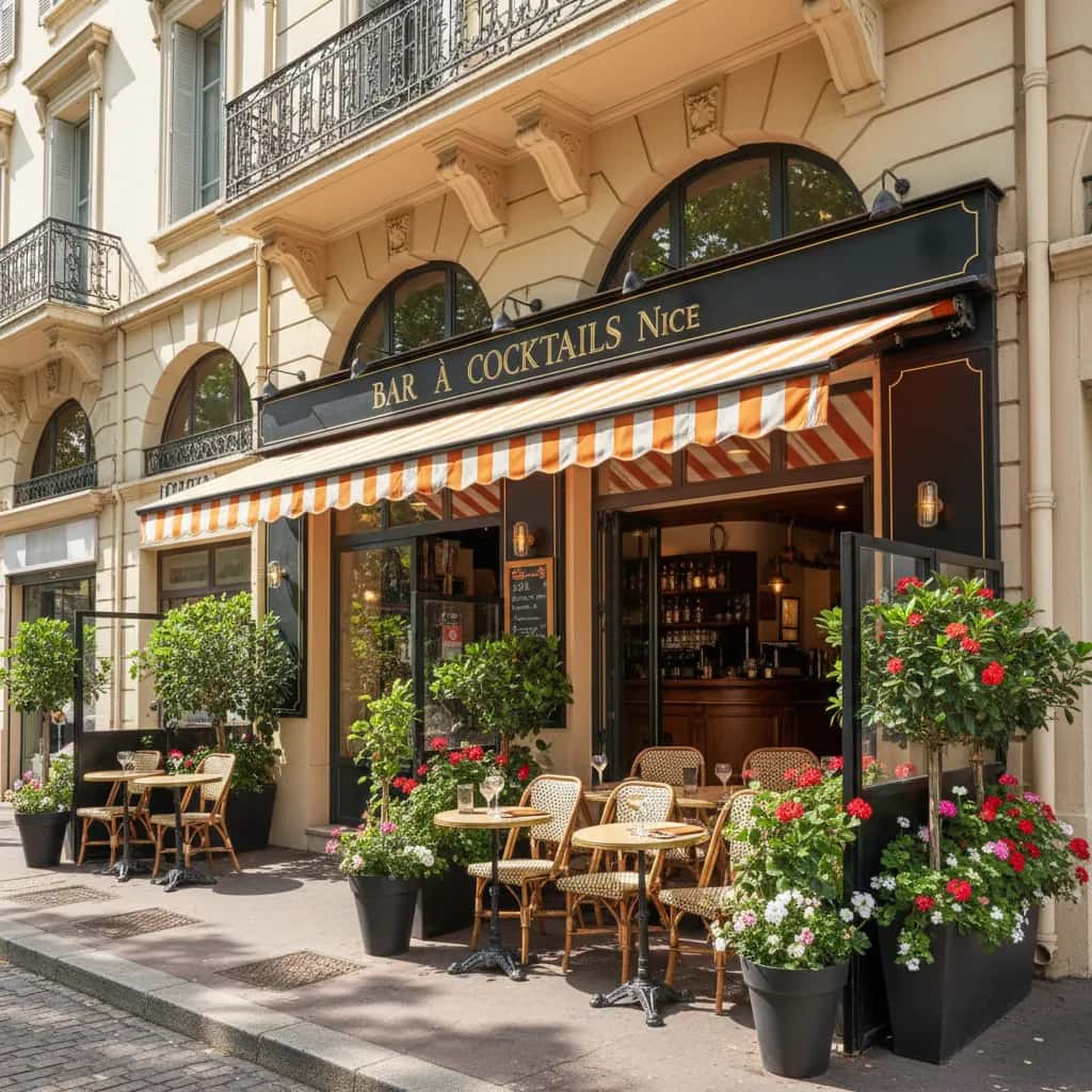 Bar-brasserie à Nice : terrasse - licence IV