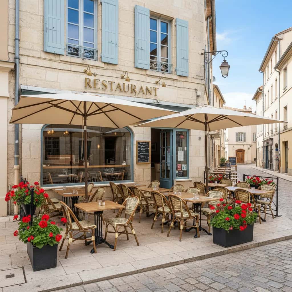 Restaurant 130m² à Montpellier : terrasse - licence IV