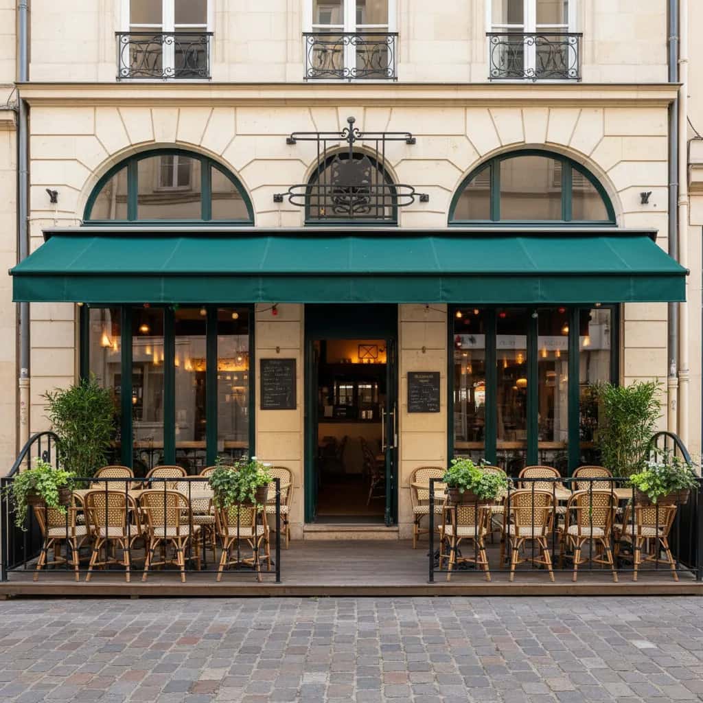 Restaurant à Nantes : terrasse - extraction