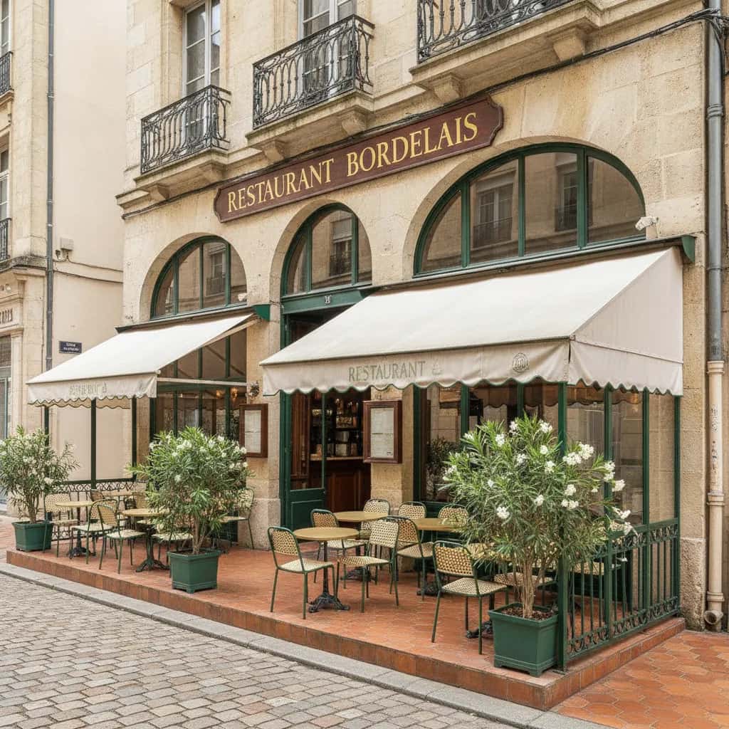 Restaurant 180m² à Bordeaux : terrasse - licence IV
