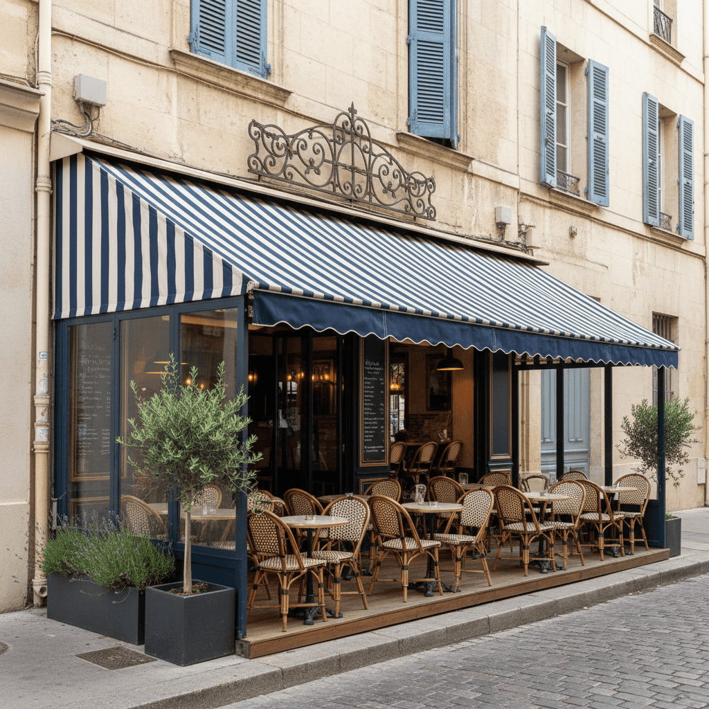 Restaurant 110m² à Marseille : terrasse - licence IV